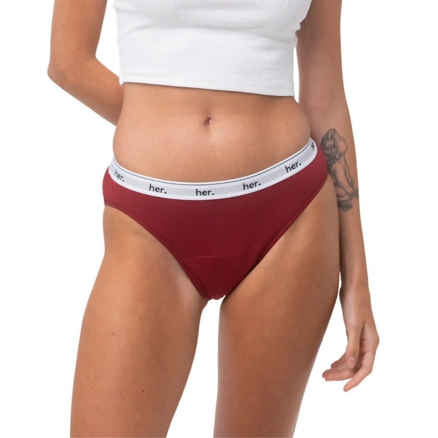 Culotte menstruelle JOY - BIKING RED