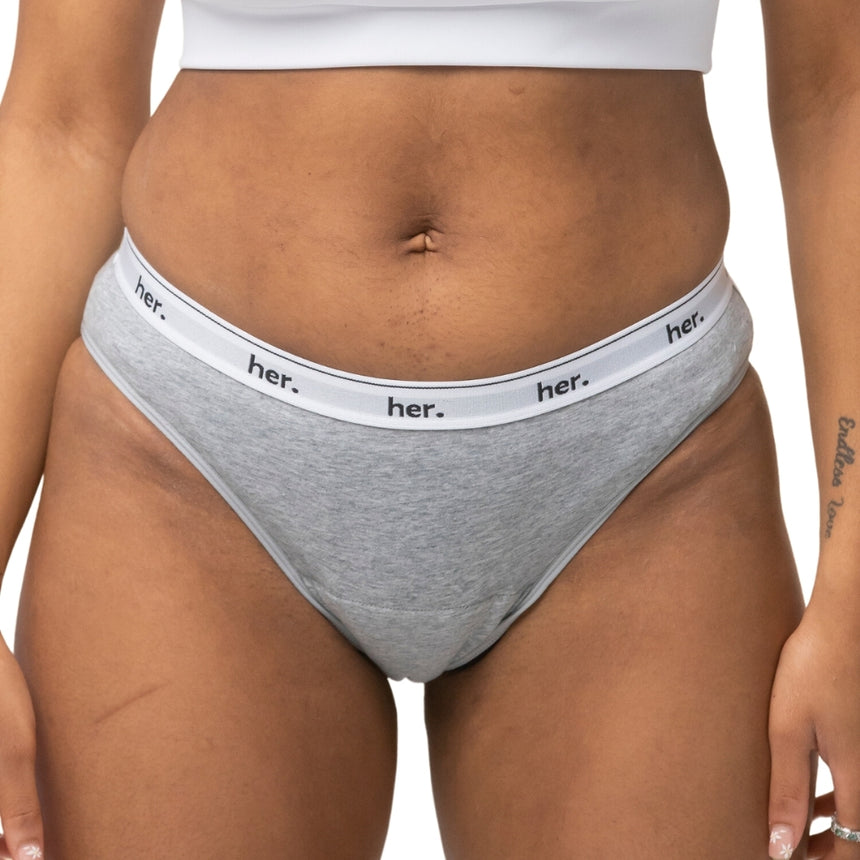 Culotte menstruelle JOY - LIGHT GREY