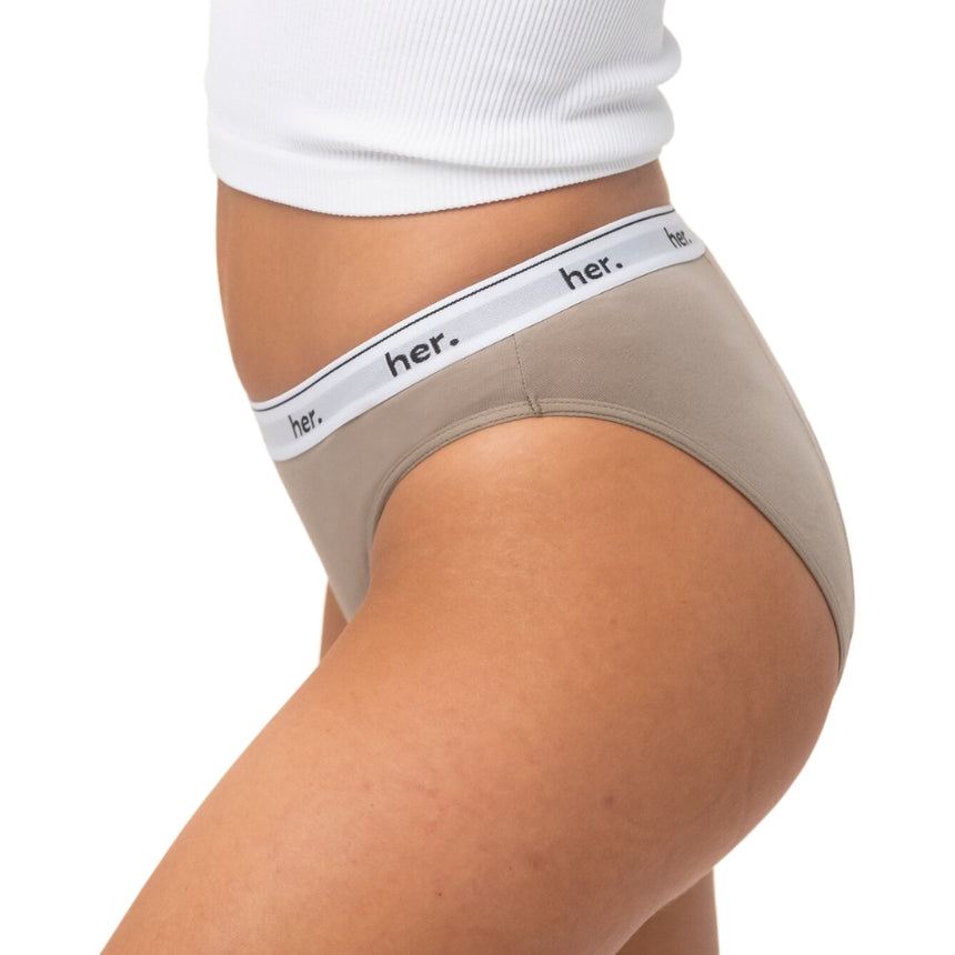 Culotte menstruelle JOY - TIMBER WOLF