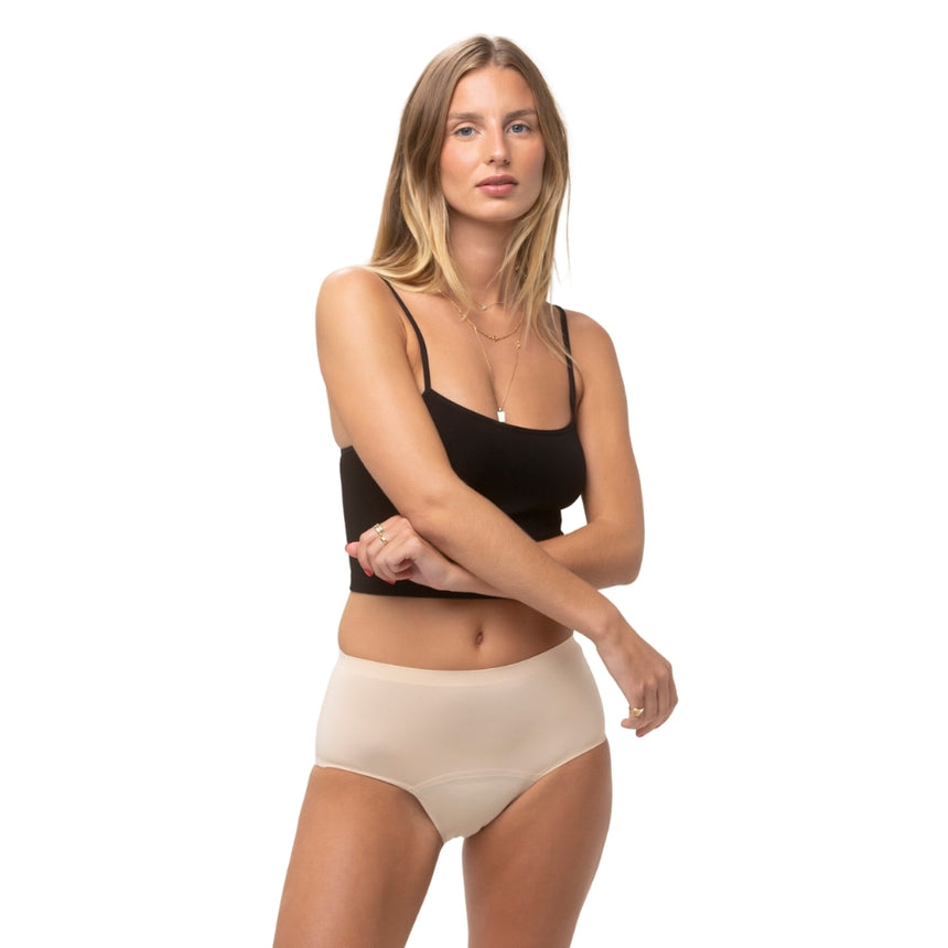 Lot de 5 Culottes menstruelles NORA - NUDE