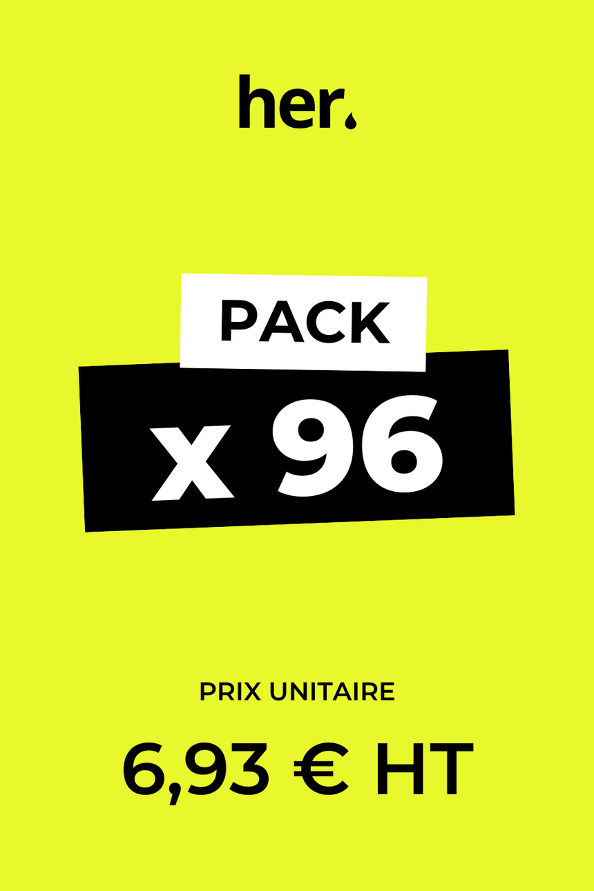 Pack x96 Culottes Menstruelles (Femmes & Ados)