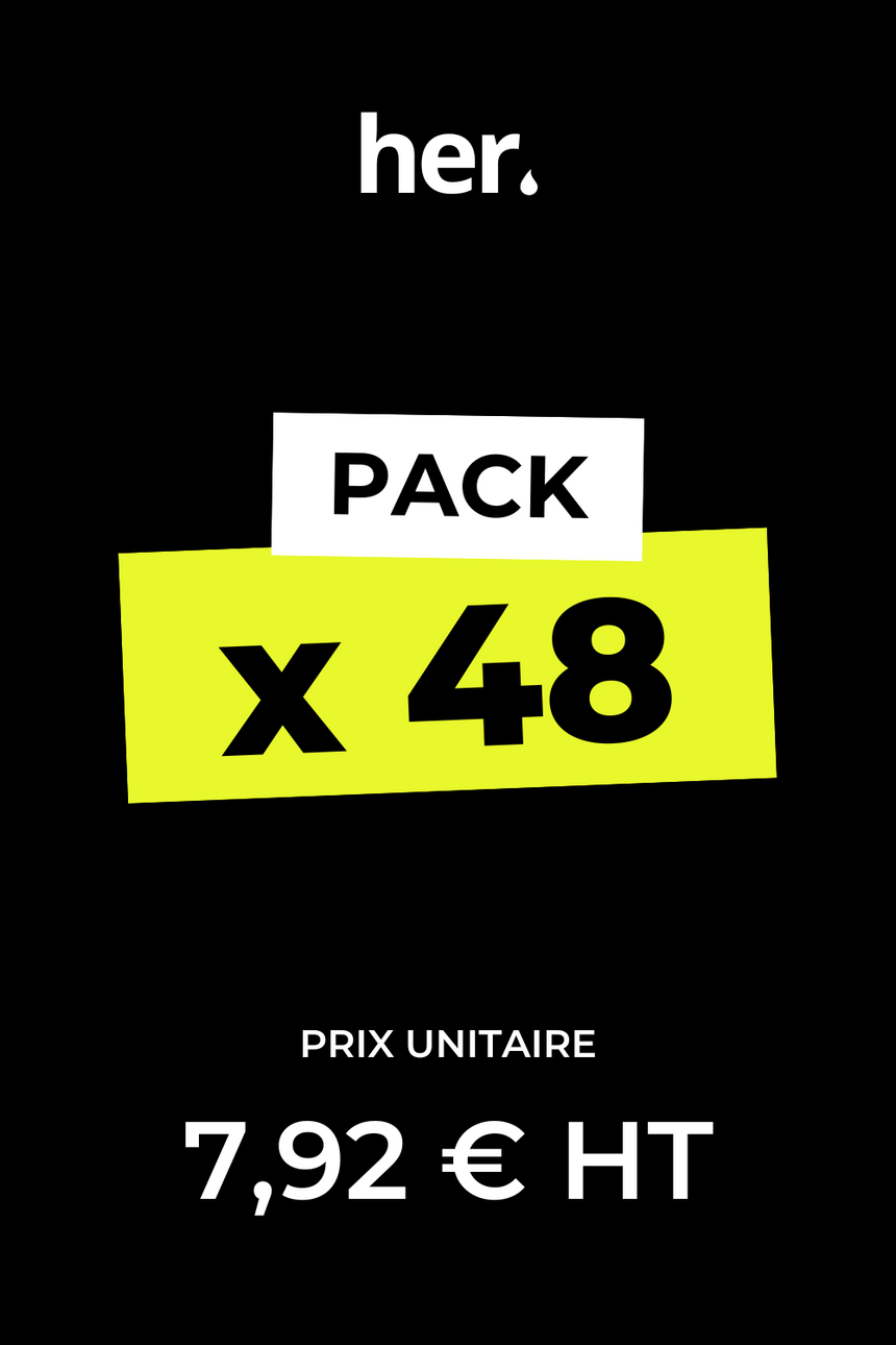 Pack x48 Culottes Menstruelles (Femmes & Ados)