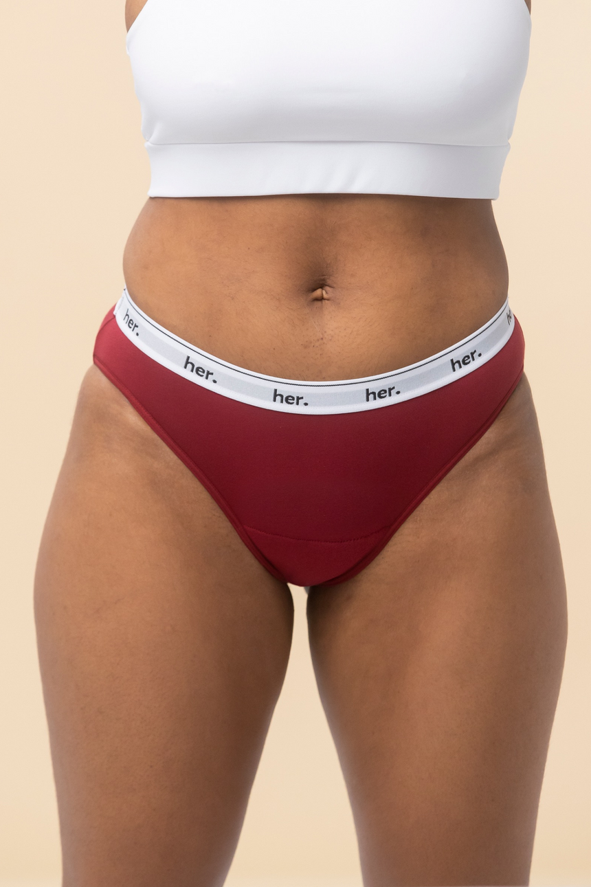 Culotte menstruelle JOY - BIKING RED (Femmes & Ados)